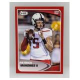 Patrick Mahomes 2017 Red SAGE-HIT Premier Draft RC