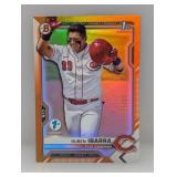 2021 Bowman 1st Ed Ruben Ibarra Orange /25 Ref