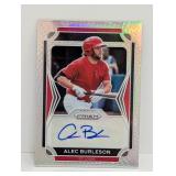 2021 Prizm Draft Picks Alec Burleson Autograph