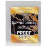2026 Leaf Optichrome Football 1/1 Proof Per Pack