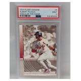 2004 Fleer Genuine Albert Pujols Tools Game PSA 9
