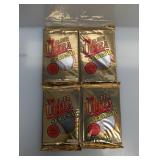 (4) 1993 Fleer Ultra Baseball Packs Series 2