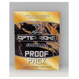 2026 Leaf Optichrome Football 1/1 Proof Per Pack