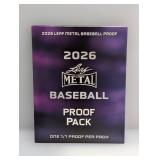 2026 Leaf Metal Baseball 1/1 Proof Per Pack