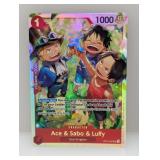 One Piece Ace & Sabo & Luffy Op13-007 Sr
