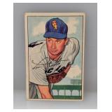 1952 Bowman #221 - Lou Kretlow "White Sox" Stain