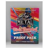 2026 Leaf Metal Vivid Baseball 1/1 Proof Per Pack
