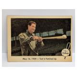 1959 Fleer Ted Williams "Patched Up" #51 Stains