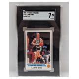 1990-91 Stickers Hand Cut Larry Bird #135 SGC 7