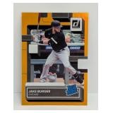 2022 Donruss Orange Foil Rated Rookie Jake Burger