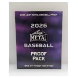 2026 Leaf Metal Baseball 1/1 Proof Per Pack