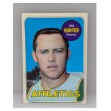 1969 TOPPS Baseball CATFISH HUNTER HOF 235