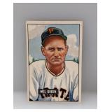 1951 Bowman #309 - Mel Queen "Pirates" Stain