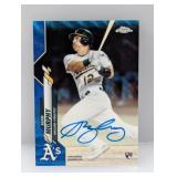 2020 Murphy Topps Chrome Blue Wave Auto RC /150