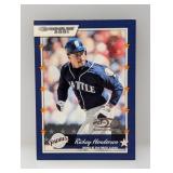 Rickey Henderson Gold #21 2001 Donruss HOF