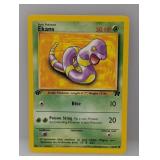 Pokemon 1999 1st Edition Ekans 56 Back Surface