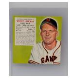 1953 RED MAN TOBACCO WHITEY LOCKMAN 7N Creases