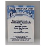 2025 Topps Resurgence Matthew Golden Redemption/99