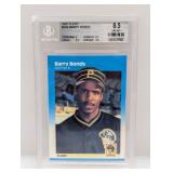 1987 Fleer Barry Bonds #604 BGS 8.5 Cracked Corner