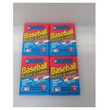 (4) 1989 Donruss Baseball Packs Ken Griffy Jr. RC