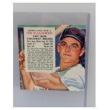 1954 RED MAN TOBACCO Baseball TED KLUSZEWSKI 6N MK