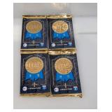 (4) 1993 Leaf Baseball Packs Series1