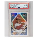 2010 Topps Tribute Albert Pujols Design 87 PSA 8