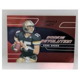 2001 Drew Brees RC Revolution Quantum Leaf
