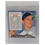 1954 RED MAN TOBACCO Baseball SAM MELE 6A