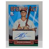 2023 BL Nolan Gorman Rookie Autograph