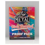 2026 Leaf Metal Vivid Baseball 1/1 Proof Per Pack
