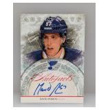 2012-13 Autograph Artifacts Ud David Perron Blues