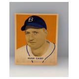 1949 Bowman #179 - Hugh Casey "Pirates" MK on Ba