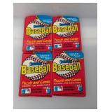 (4) 1988 Donruss Baseball Packs