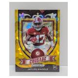 2021 Prizm DP Gold Cracked Ice Jalen Waddle RC 169