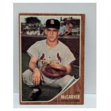 1962 Topps Tim McCarver Rookie #167 MK