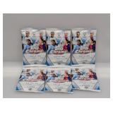 (6) 2024-25 Topps Chrome Womens Soccer Hobby Packs