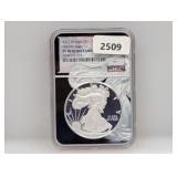 NGC 2021-W PF70 Ultra Cam 1oz .999 Silv Eagle $1