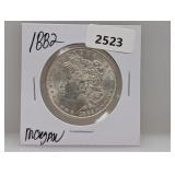 1882 90% Silv Morgan $1 Dollar