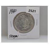 1880 90% Silv Morgan $1 Dollar