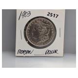 1903 90% Silv Morgan $1 Dollar