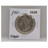 1902 90% Silv Morgan $1 Dollar