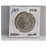 1903 90% Silv Morgan $1 Dollar