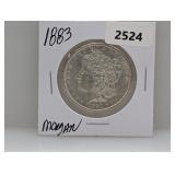 1883 90% Silv Morgan $1 Dollar