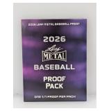 2026 Leaf Metal Baseball 1/1 Proof Per Pack