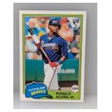 2018 Ronald Acuna Jr. Topps Archives RC #212
