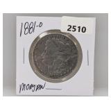1881-O 90% Silv Morgan $1 Dollar