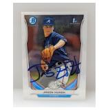 2014 1st Bowman Chrome Jason Hursh Auto HA Au BCP1