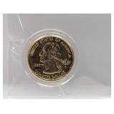 2000 24K Gold Layered MA Quarter