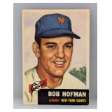 1953 Topps Semi Hi #182 - Bob Hofman "Giants"